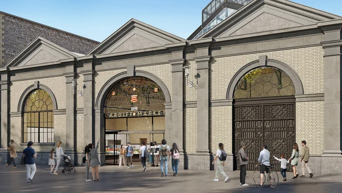 How Cardiff Market could look following the restoration.