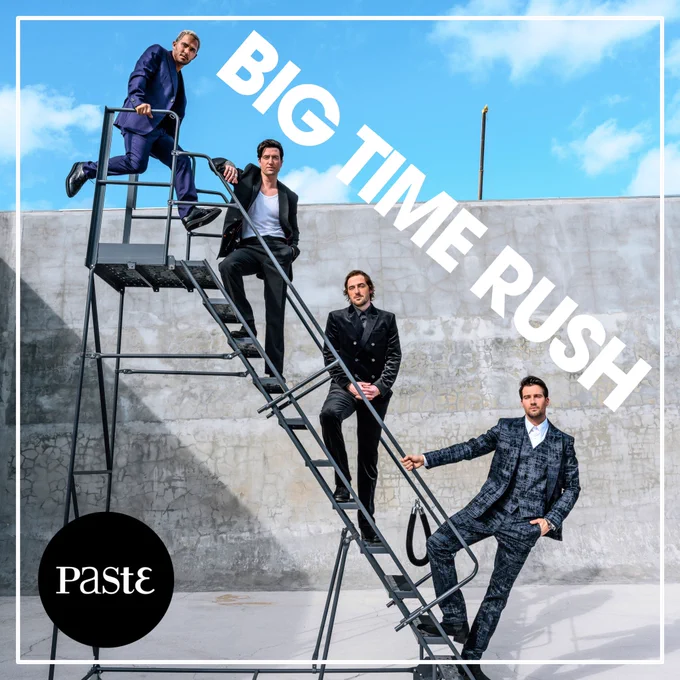 Paste Magazine, Big Time Rush: Kendall Schmidt, James Maslow, Carlos PenaVega and Logan Henderson