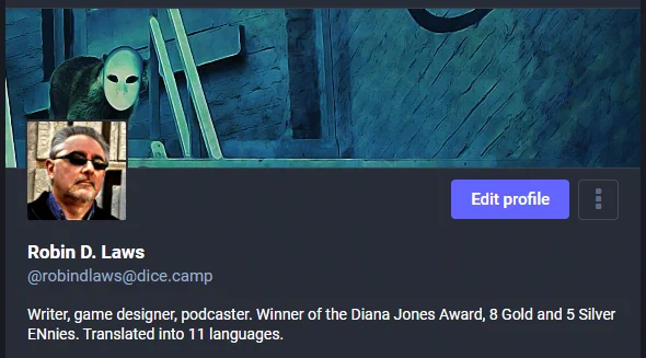 Find me on Mastodon at @robindlaws@dice.camp