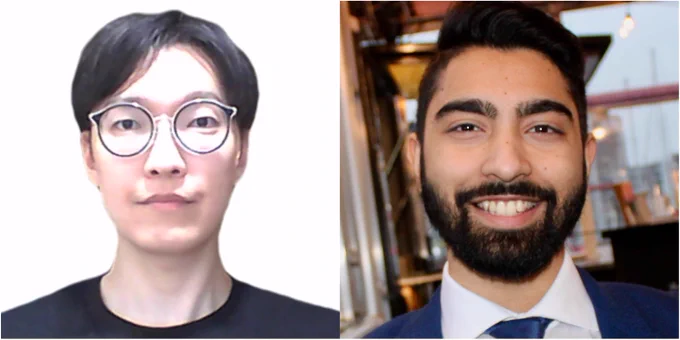 Headshots of Dr. Daniel Yoo and Manjosh Uppal.