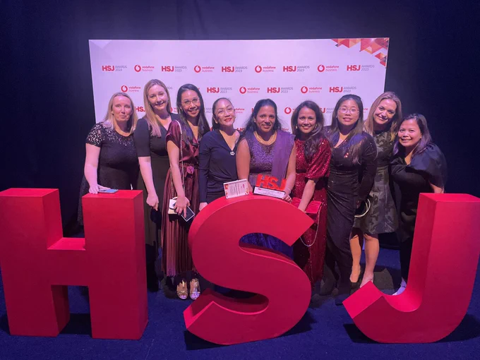 Team King’s were victorious at the HSJ 2023 awards