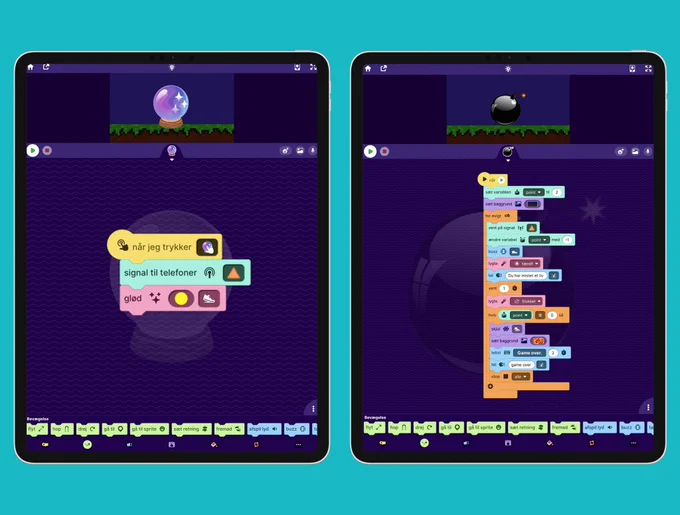 Create small games with Bluetooth signal with OctoStudio