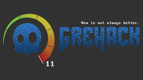 The GreHack logo for this year.