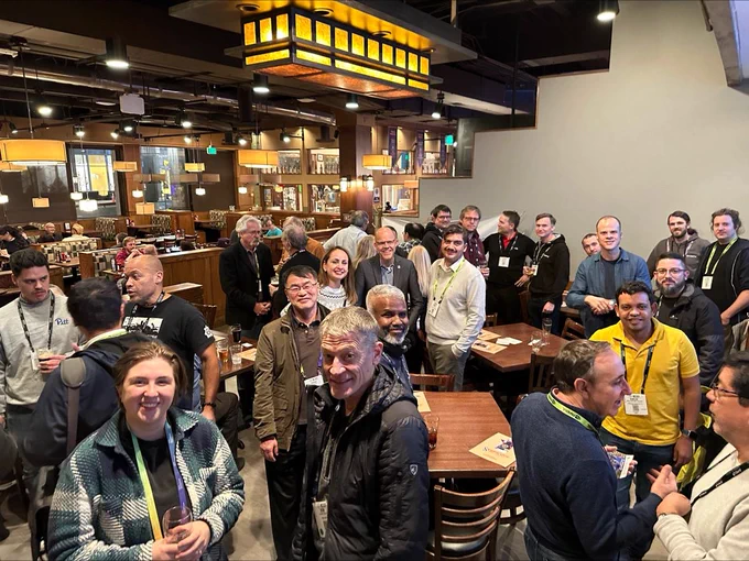 The Multicore World happy hour sponsored by Codeplay