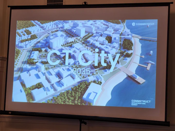 Slide of the CT City 2035 at ConnStruct2035