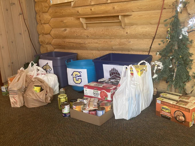 A portion of goods for the Helena Food Share
