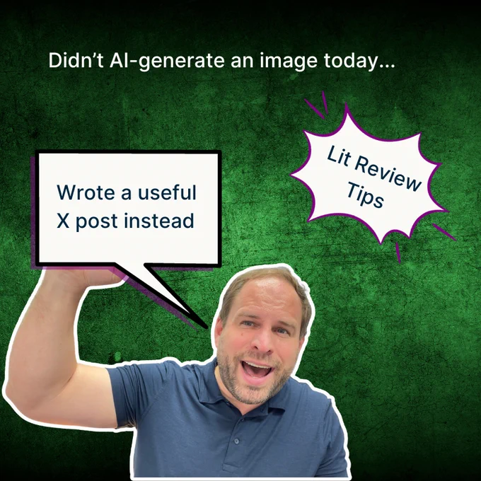 It's me. Writing a useful X post.