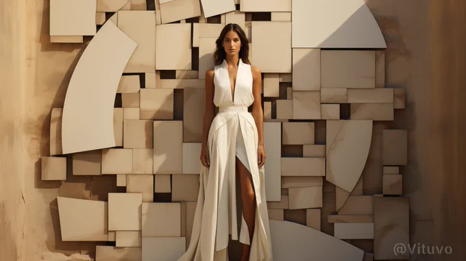 🔹 Fashion Photography, Golden Rectangle Layout, Elegant Poses, High Fashion Models --ar 16:9 --s 300
