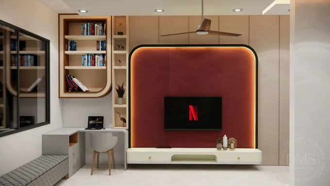 Beautiful LED pannel Design for the house, designed by DMS Studio Mohali