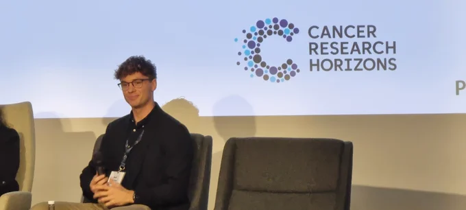Matt De Vries on our first panel.