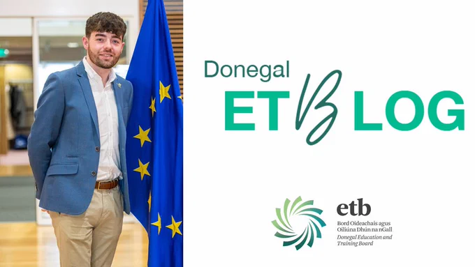 Image of person who wrote blog, blog name and ETB logo. 