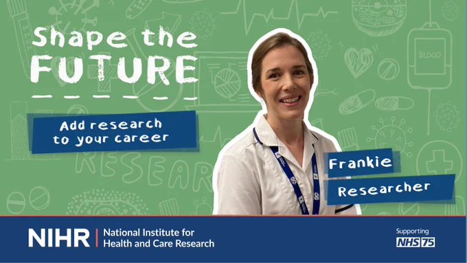 Shape the Future. Add research to your career. Frankie, Researcher.