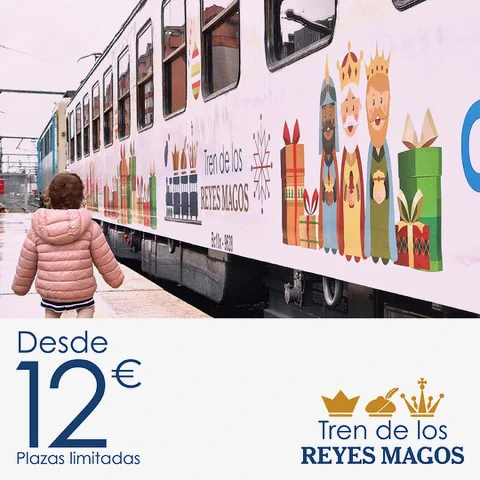 Vuelve el Tren de los Reyes Magos a Madrid con promo de lanzamiento desde 12 €. Plazas limitadas.