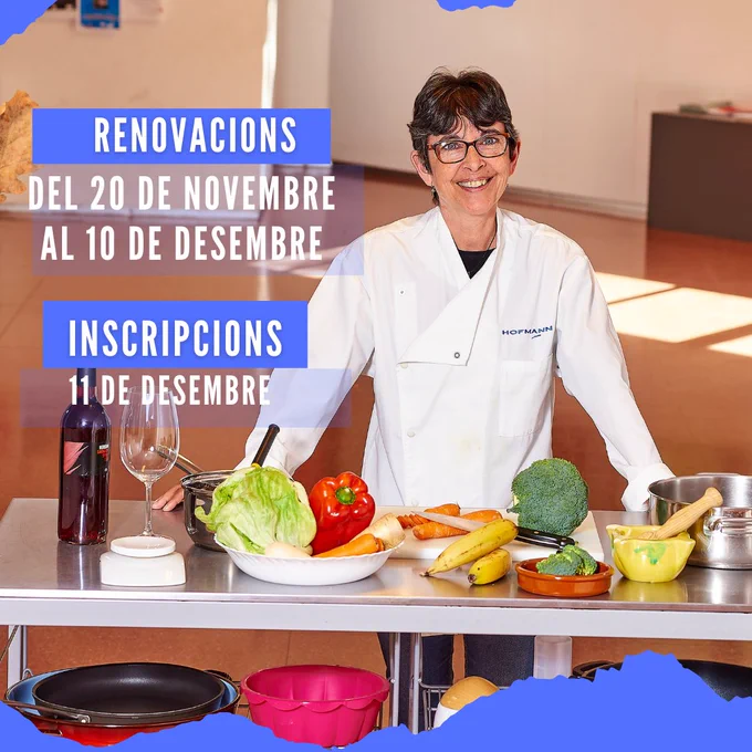 Eva Alcaraz, tallerista de gastronomia. Fotografia: Quim Perelló
