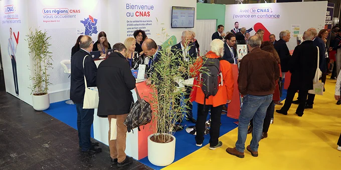 Le CNAS sur le stand G9, pavillon 4 du Salon des Maires et des Collectivités locales.