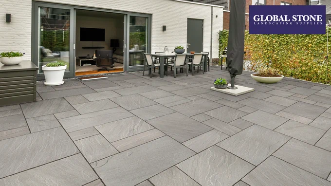 Dive into our carefully crafted premium sandstone paving - Castle Grey. This high-quality, sought-after natural stone offers enduring style for any garden. With a gently riven texture and unique natural variations, creates a refined outdoor space that stands the test of time.