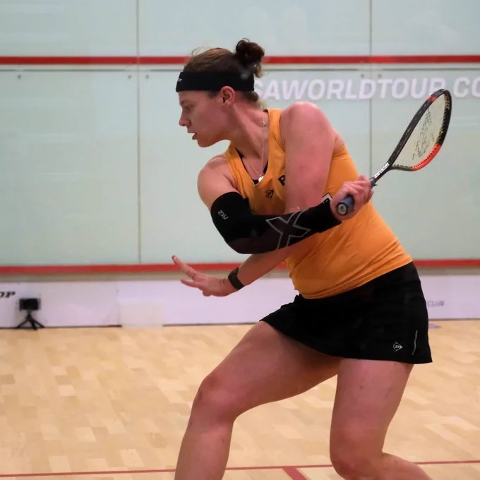 Sarah-Jane Perry in action. 