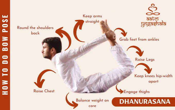 Bow Pose ( Dhanurasana )