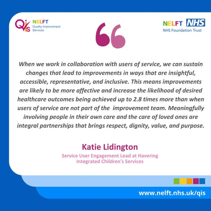 A quote by Katie Lidington sharing the importance of stakeholder engagement 