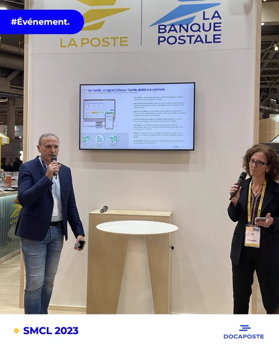 #SMCL2023 | Comment créer un espace numérique unique à partir de PRONOTE Primaire et de FAST Famille pour faciliter la vie des familles et des enseignants ? Explications ce matin avec Sandra Beraudo, Consultante Éducation chez Docaposte et Christophe Tinancourt, Responsable de la gamme FAST Famille, sur le stand Groupe La Poste au Salon des Maires et des Collectivités Locales (@salondesmaires)
