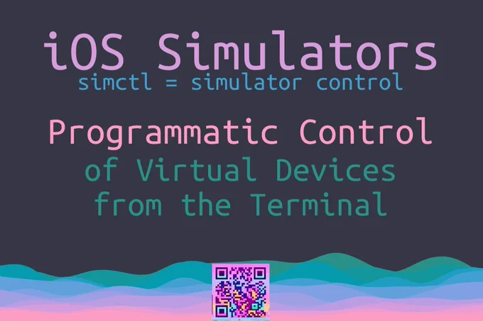 📱iOS Simulators — Programmatic Control from the Terminal
🔗https://medium.com/@begunova/ios-simulators-programmatic-control-from-the-terminal-997a1030546c