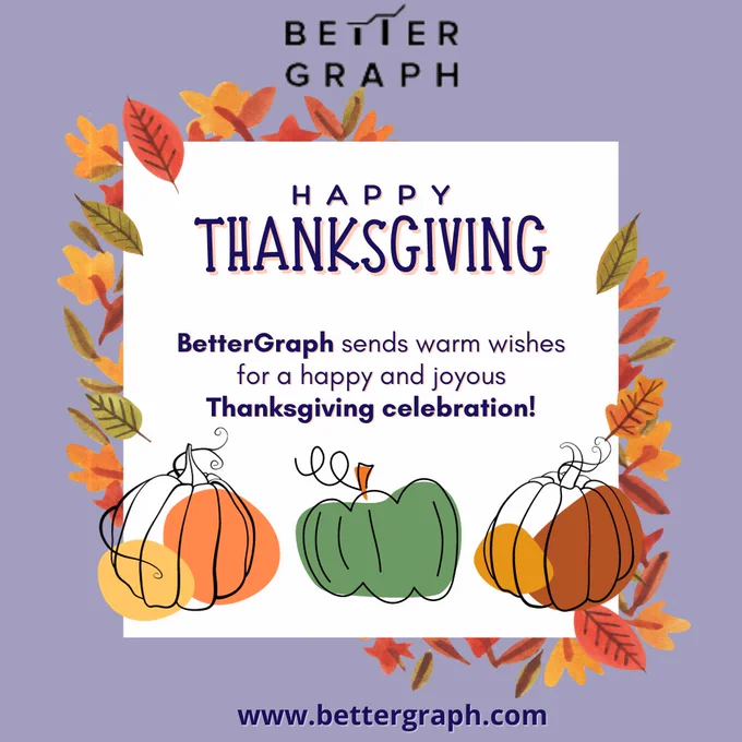 BetterGraph sends warm wishes for a happy and joyous Thanksgiving celebration!