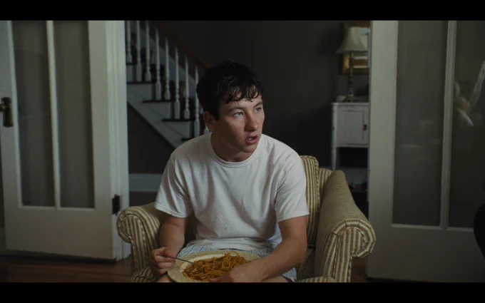 Barry Keoghan as a demonic kind of being (up for interpretation) in THE KILLING OF A SACRED DEER