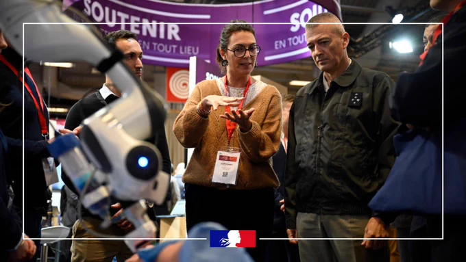 Le général d'armée Thierry Burkhard, chef d'état-major des armées, au Forum innovation défense 2023.
