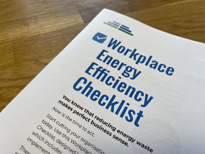 Save on energy bills and reduce your organisation's carbon emissions with our FREE Workplace Energy Efficiency Checklist full of low-cost, quick-action tips to start you off on your sustainability journey:
https://www.energysolutionsoxfordshire.org/energychecklist/