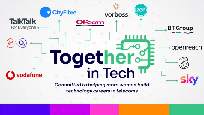Together in Tech
Committed to helping more women build technology careers in telecoms
