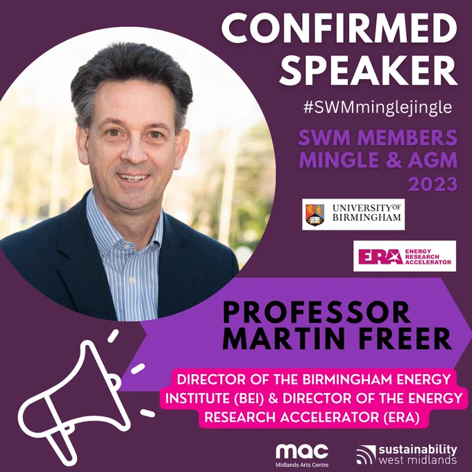Confirmed Speaker: Professor Martin Freer at the 2023 SWM Members Mingle & AGM | 05 December | 09:00 - 13:30