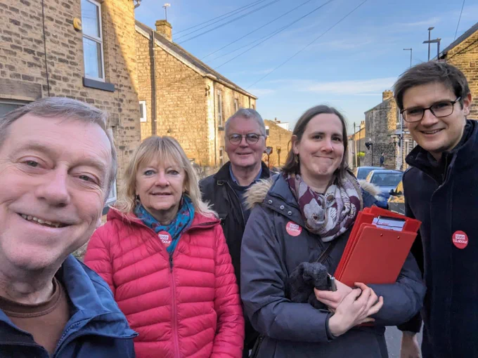 A photo of the Labour campaign team in Walkley