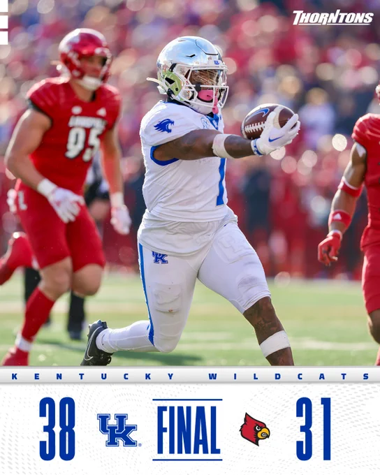 Final: Kentucky 38, Louisville 31