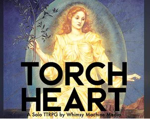 TORCHHEART - A solo ttrpg by Whismy Machine Media
picture of a glowing angel with an olive branch