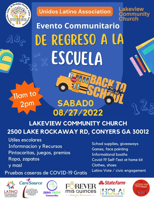 Back to School Bash Flyer