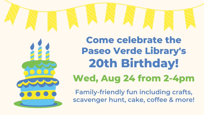 Family-friendly fun poster from Henderson Public Libraries
