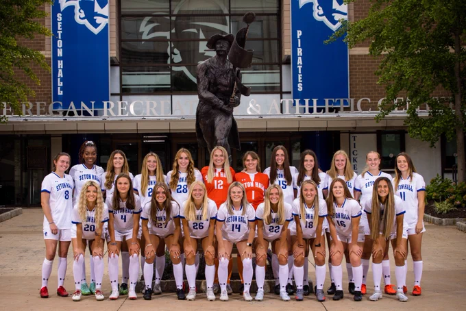 Seton Hall women's soccer team photo