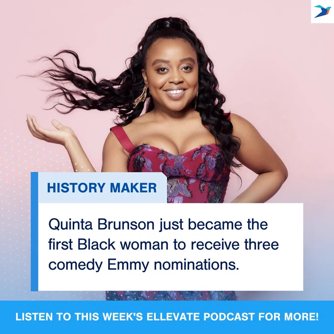 Quinta Brunson just became the first Black woman to receive three comedy Emmy nominations.