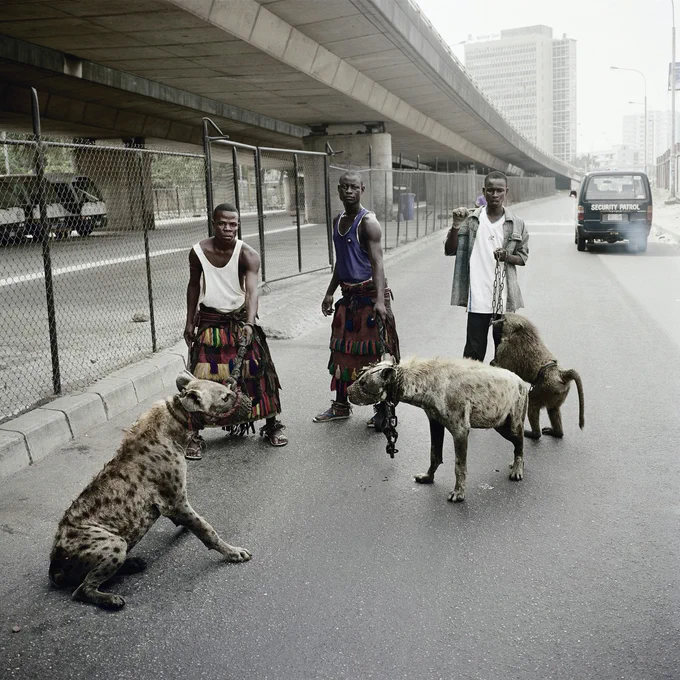 Pieter Hugo, The Hyena and Other Men, The Hyena Men of Abuja, Lagos, Nigeria, 2007 (1206_3) © Pieter Hugo