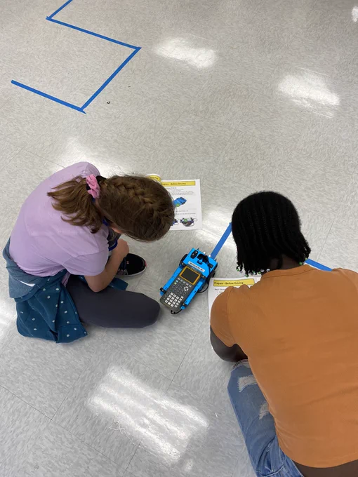 Students code the rovers