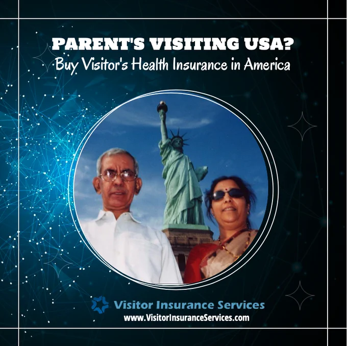Visitors Insurance for Parents is ideal for Indian parents visiting the USA, or for relatives traveling to America and outside their home country. Review top-rated Visitors Health Insurance plans and buy the best suited coverage for visitors to the USA with sickness or injury benefits, quote cost and instantly purchase Visitor Insurance India to USA today on VisitorInsuranceServices.com.