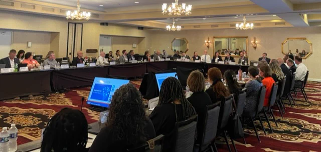 Attendees of the Institute for State Criminal Justice and Public Safety Executives in Annapolis, MD.