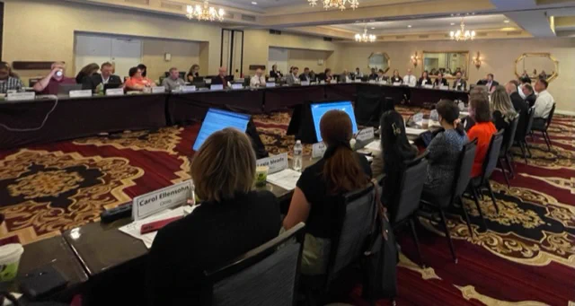 Attendees of the Institute for State Criminal Justice and Public Safety Executives in Annapolis, MD.