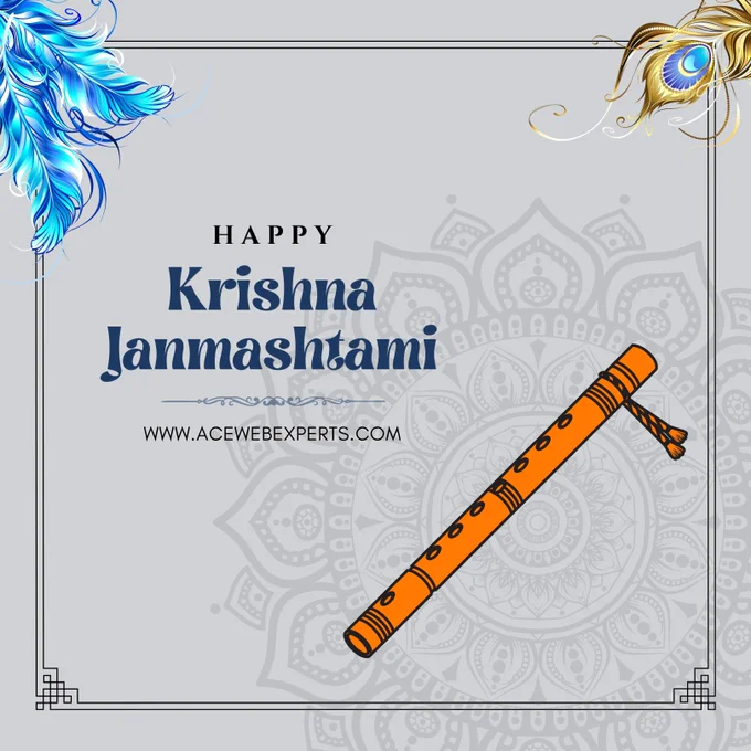 Happy Krishna Janmastmi 2022 - Ace Web Experts