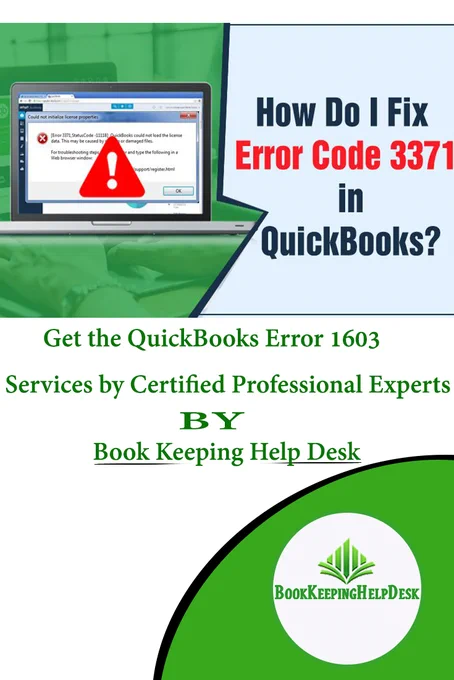 Where to find the right solutions for QuickBooks Error 1603 online in the USA? BookKeepingHelpDesk provides QuickBooks Error 3371 service in New York, California, Illinois, Texas, Arizona, Pennsylvania, Texas, Florida, Ohio, Washington, Colorado, Oklahoma, Tennessee, Massachusetts, Nevada, Oregon, Michigan, Kentucky, Tennessee, along with the whole USA.
