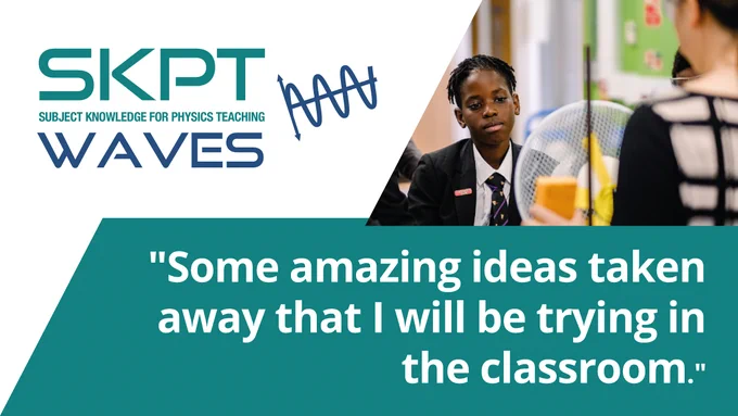 SKPT Waves - some amazing ideas taken away that I will be trying in the classroom
