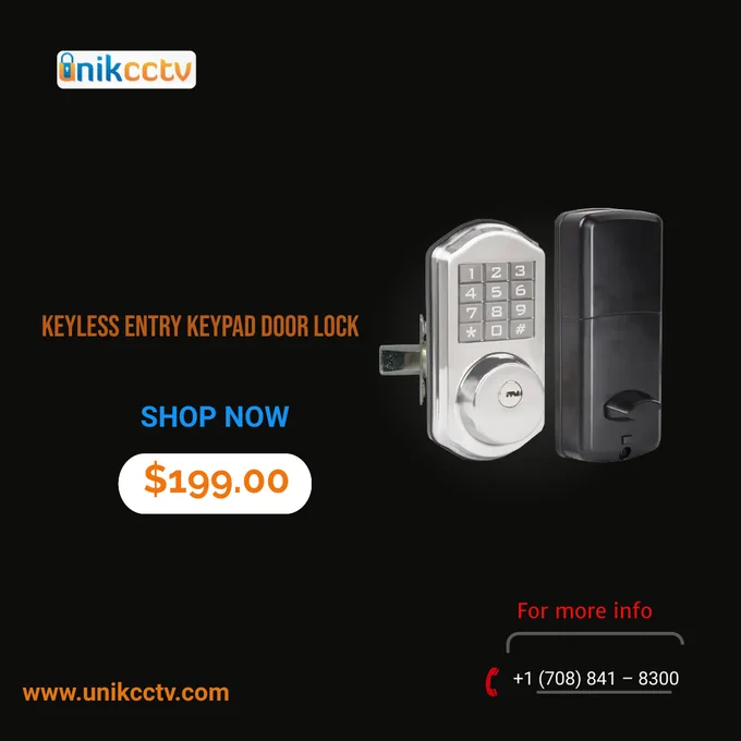 The HS5 Keyless Entry Keypad Door Lock is a Smart Code Lock that utilizes Code Combination and Mechanical Keys to operate. To Know More:https://www.unikcctv.com/.../keyless-entry-keypad-door-lock/

#doorlock #wireless #keypadlock #OPLive #keylesslock #doorlockservices  #Hospitalitydoorlock #unikcctv