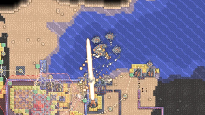 Screenshot of Mindustry.