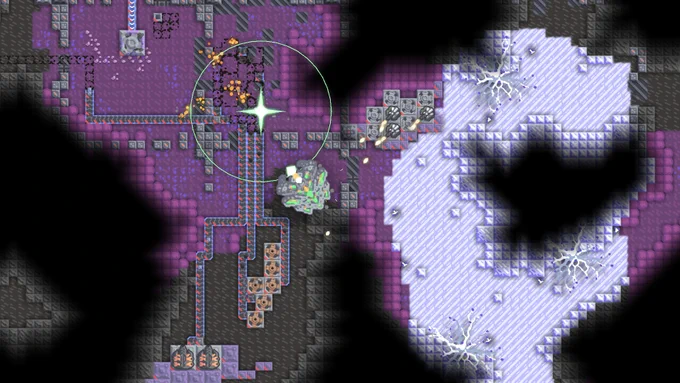 Screenshot of Mindustry.