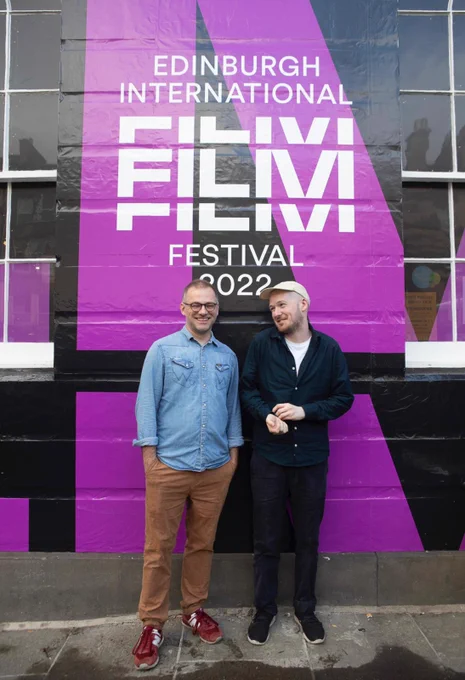Will Anderson and Ainslie Henderson outside Filmhouse.